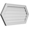 Ekena Millwork Half Round Surface Mount PVC Gable Vent: Functional, w/ 2"W x 1-1/2"P Brickmould Frame, 34"W x 17"H GVPHR34X1702SF - alternate 4